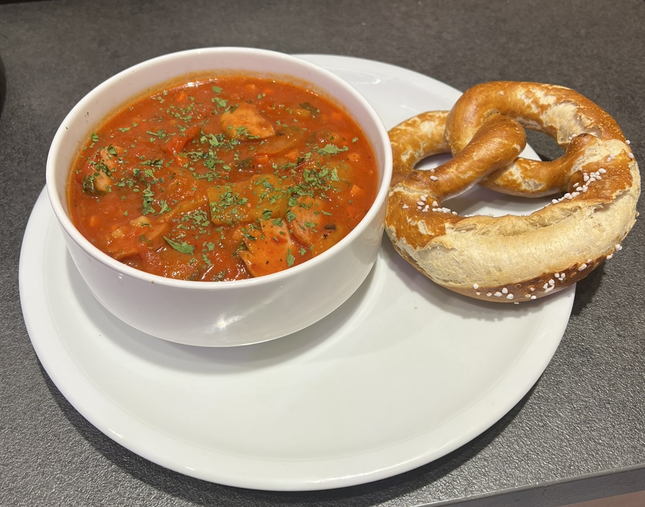 Puten Schaschlik  mit Beilage